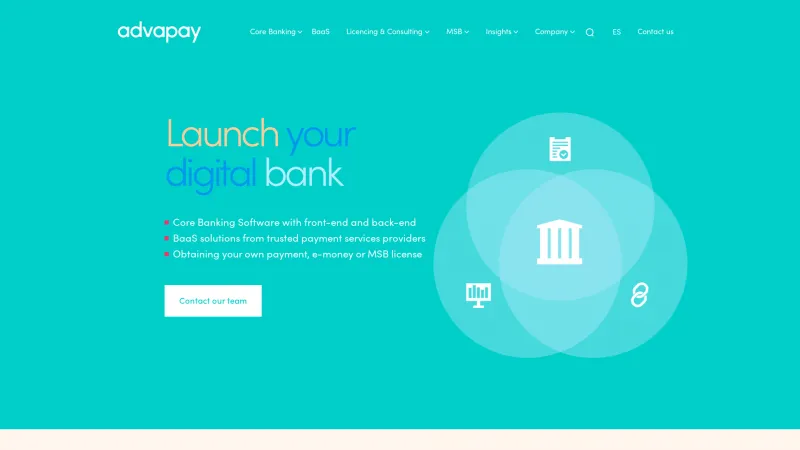 Homepage of Macrobank Core Banking Software