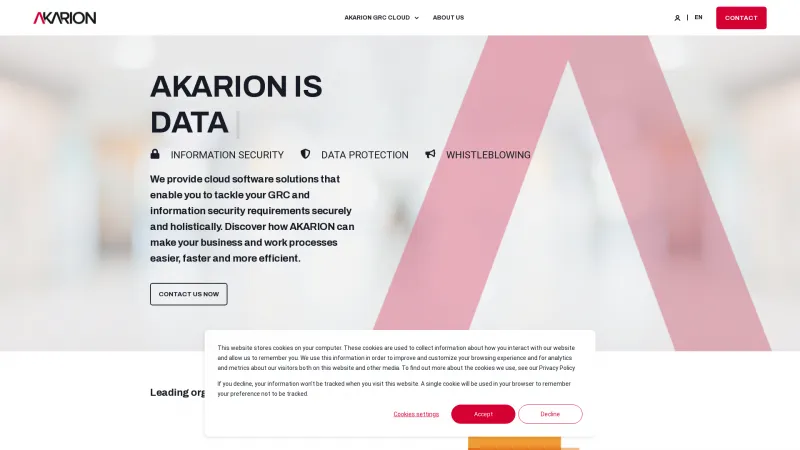 Homepage of Akarion