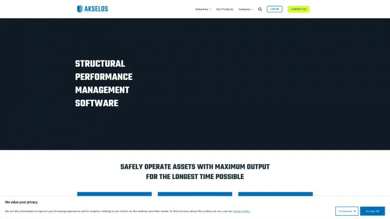 Homepage of Akselos Cloud