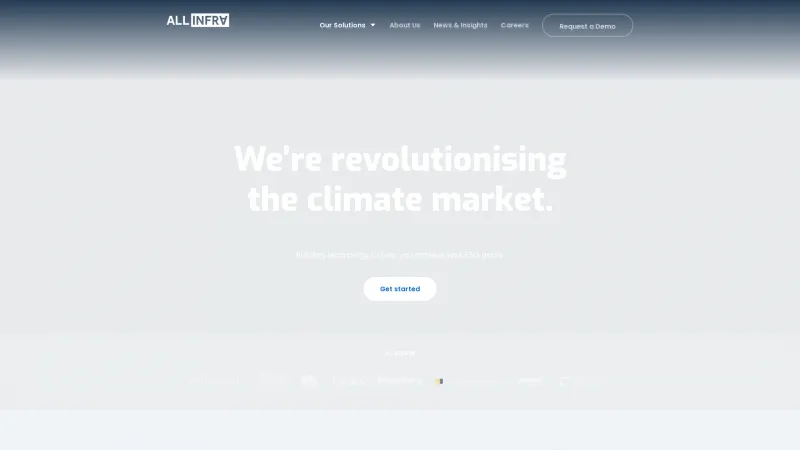 Homepage of Allinfra