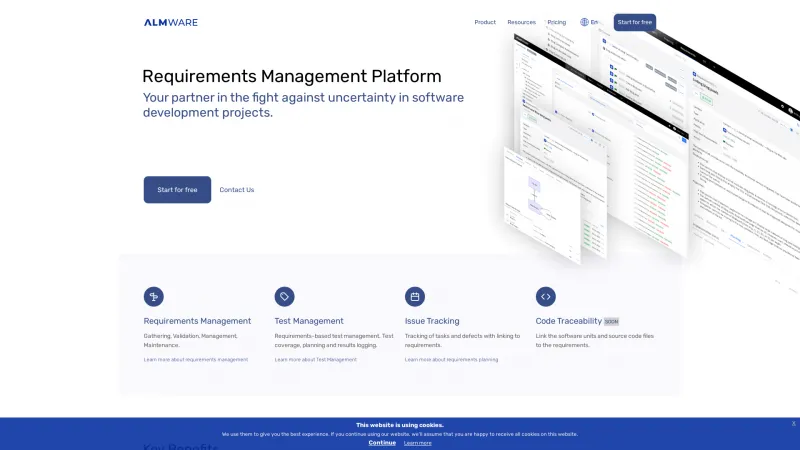 Homepage of Almware