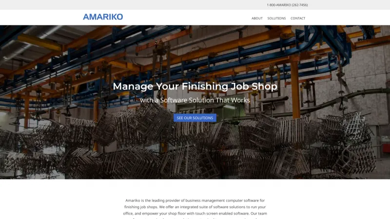 Homepage of Amariko