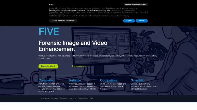 Homepage of Amped FIVE