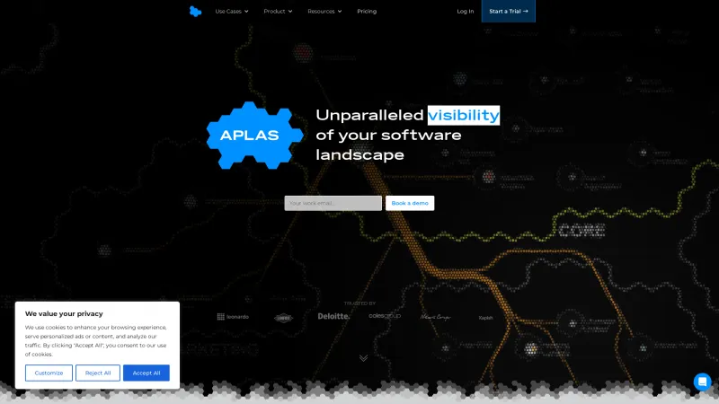 Homepage of Aplas