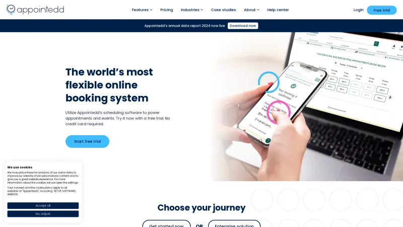 Homepage of Appointedd