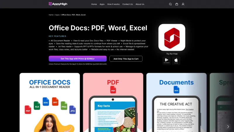 Homepage of Office Docs