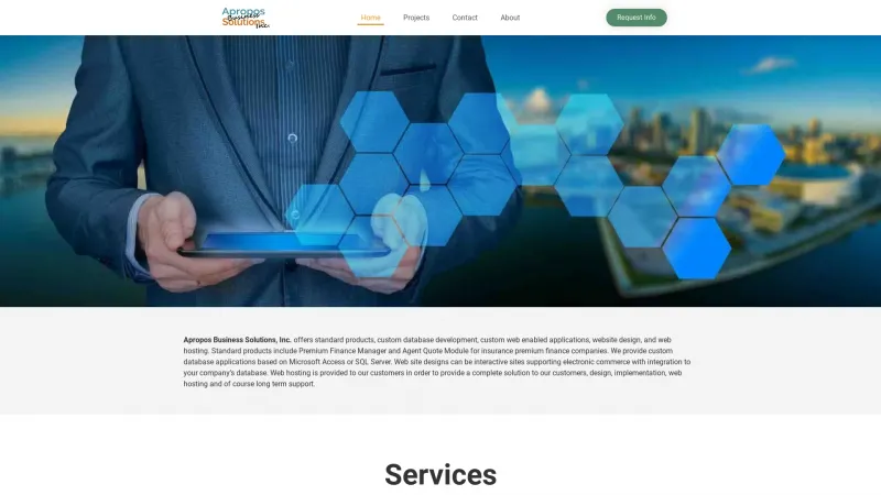 Homepage of Premium Finance Manager