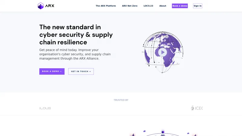 Homepage of ARX