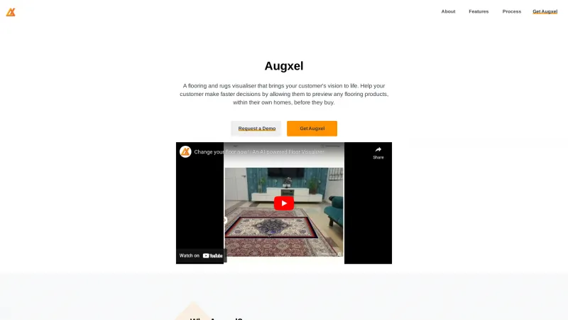 Homepage of Augxel