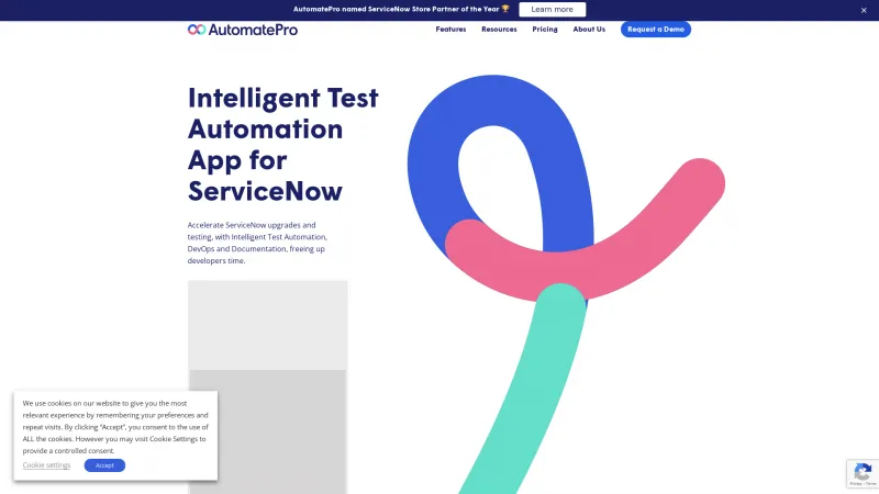 Homepage of AutomatePro