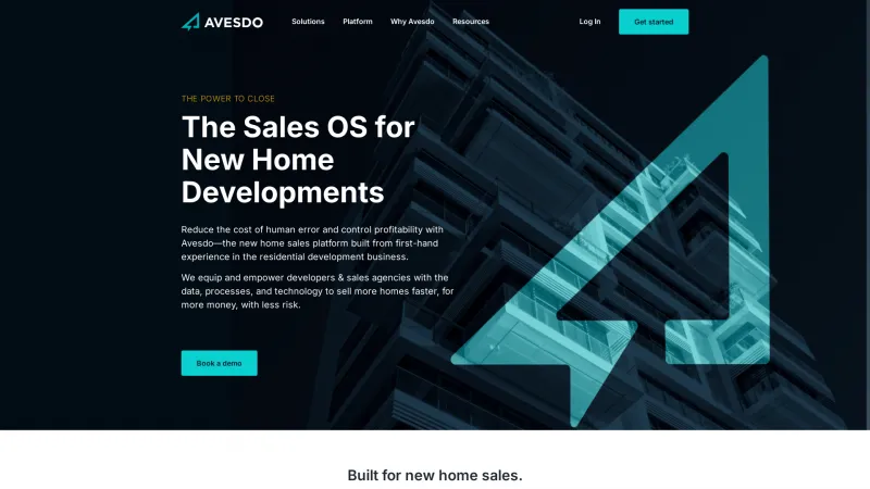 Homepage of Avesdo