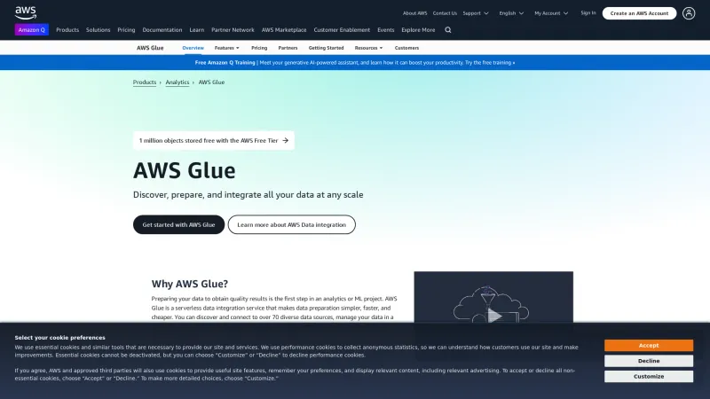 Homepage of AWS Data Pipeline