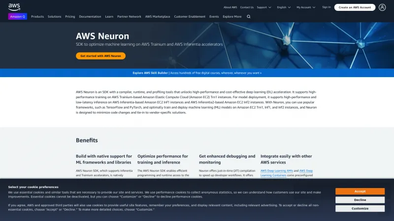 Homepage of AWS Neuron