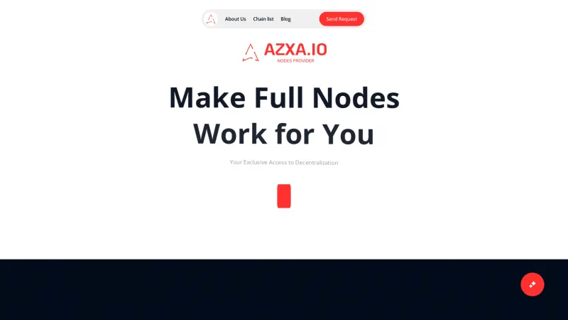 Homepage of Azxa.io