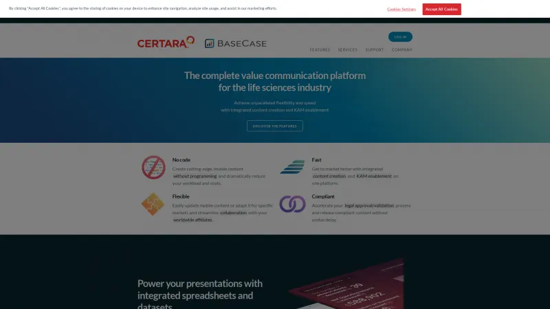 Homepage of BaseCase