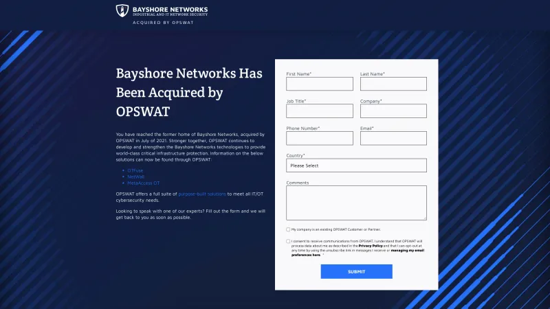 Homepage of Bayshore Networks