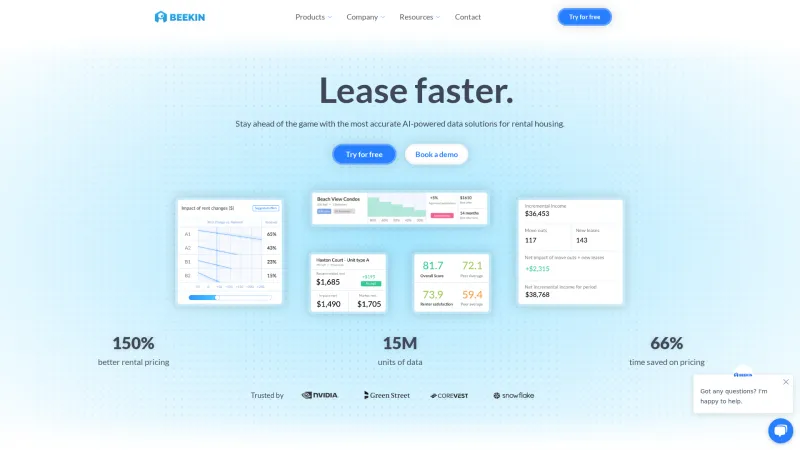 Homepage of Beekin