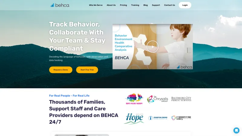 Homepage of BEHCA