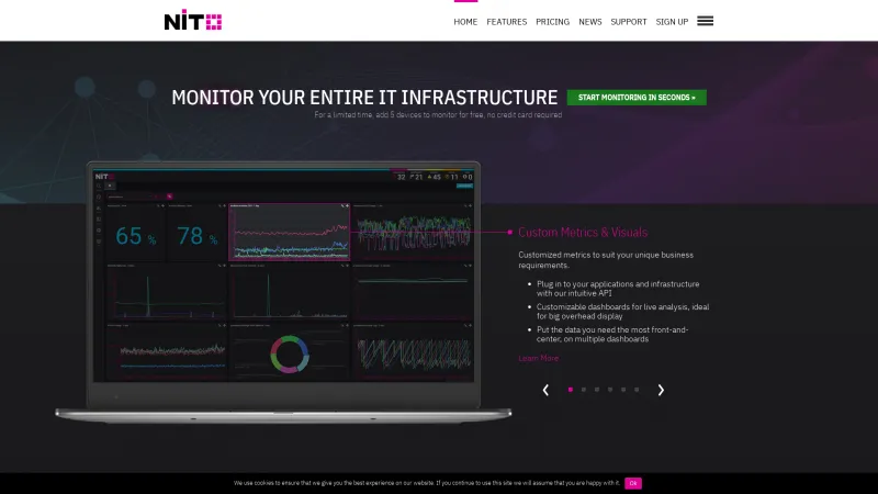 Homepage of NiTO