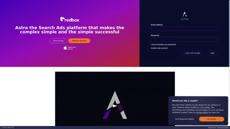 Homepage of Blackbox Platform