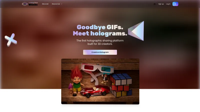 Homepage of Blocks