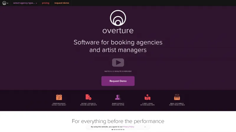 Homepage of Overture