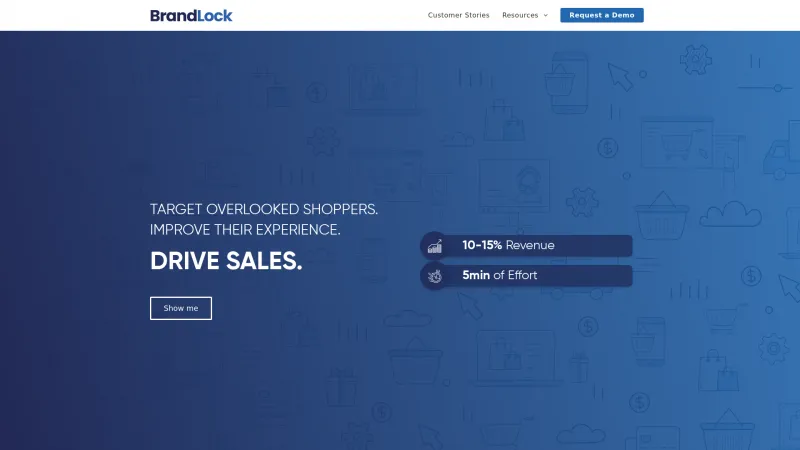 Homepage of BrandLock