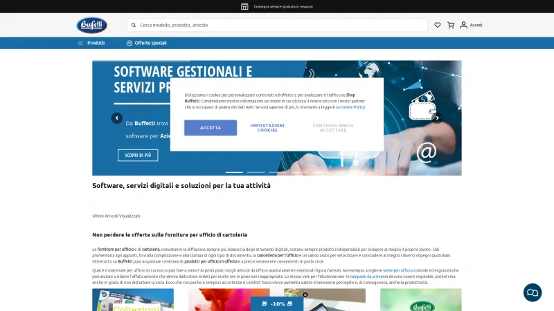 Homepage of Qui Fattura