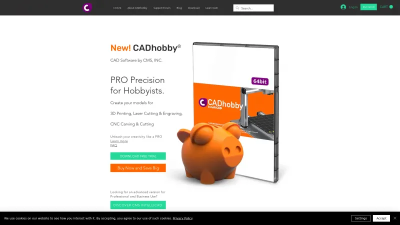 Homepage of CADhobby