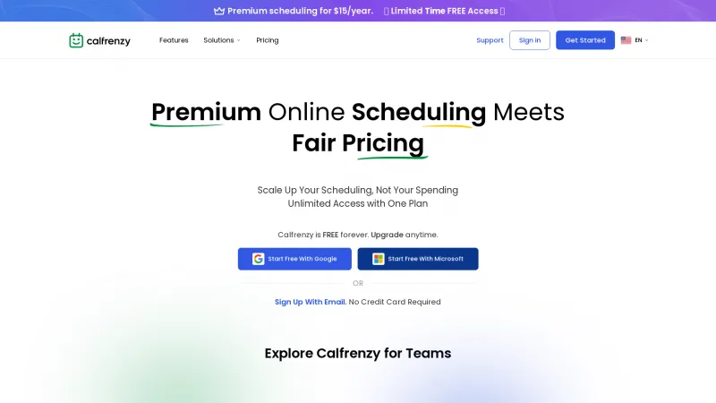 Homepage of Calfrenzy