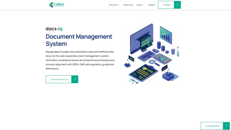Homepage of Docs-IQ