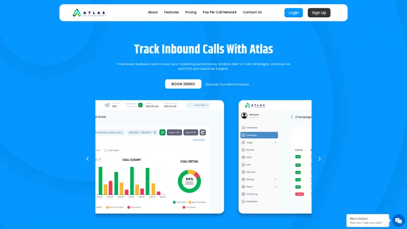 Homepage of ATLAS