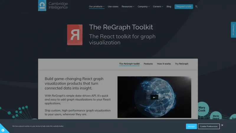 Homepage of ReGraph