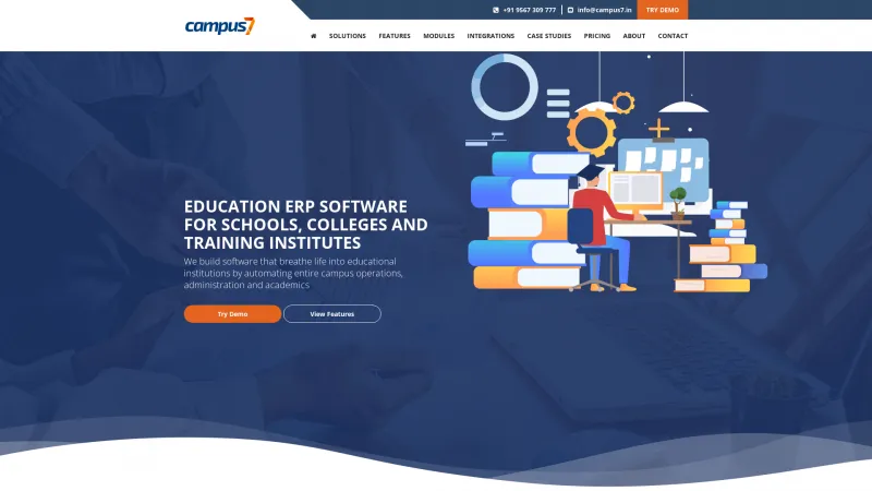 Homepage of Campus7