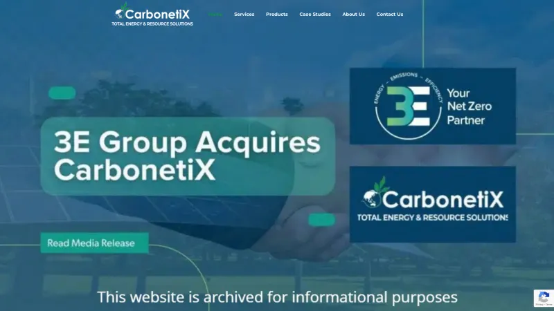 Homepage of CarbonetiX