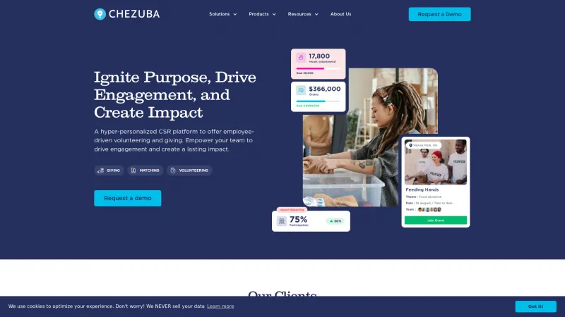 Homepage of Chezuba