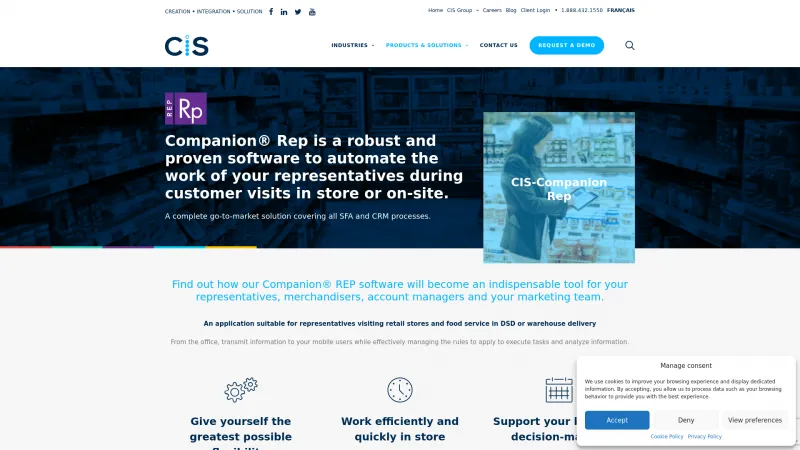 Homepage of CIS-Companion Rep