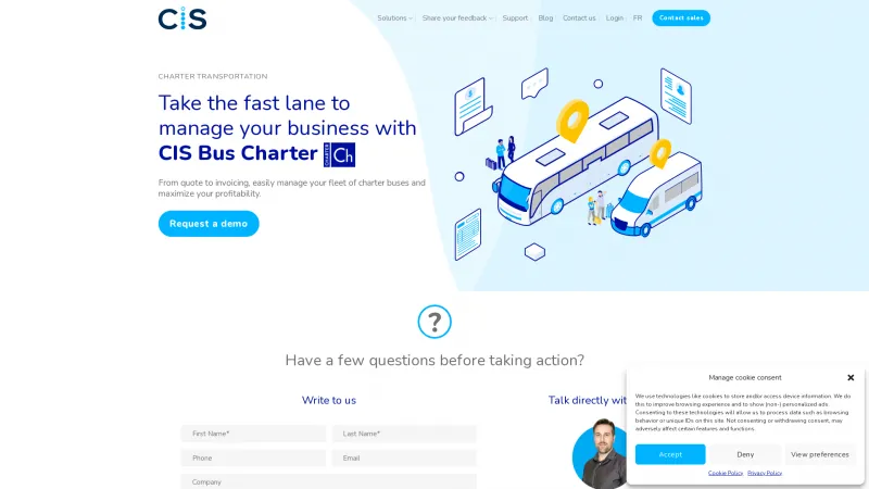 Homepage of CIS-Bus Charter