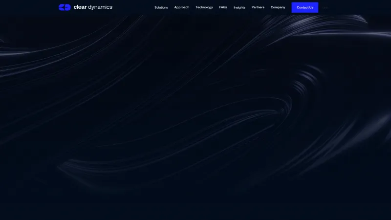 Homepage of Clear Dynamics aieos