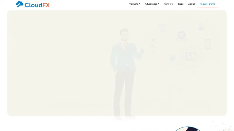 Homepage of CloudFX