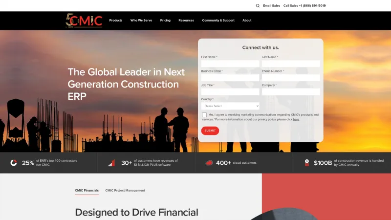 Homepage of CMiC