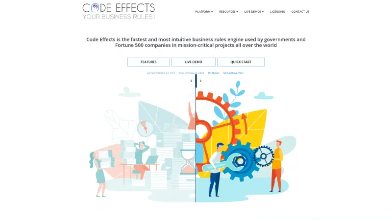 Homepage of Code Effects