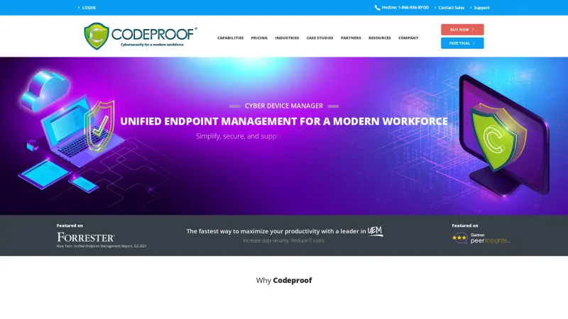 Homepage of Codeproof