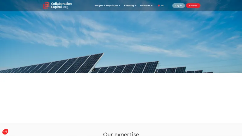 Homepage of Collaboration Capital