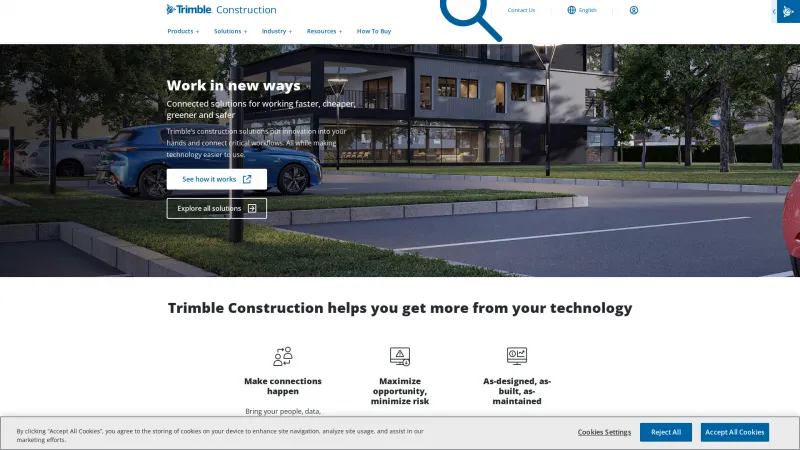 Homepage of Trimble PULSE