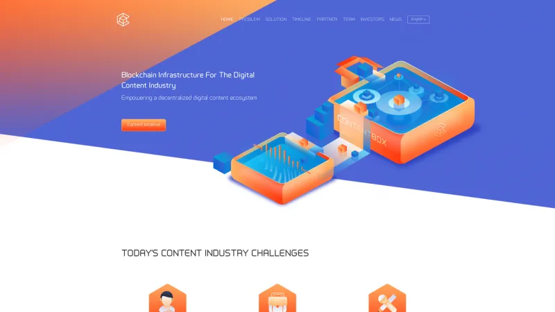 Homepage of ContentBox