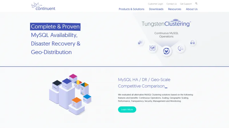 Homepage of Tungsten Clustering