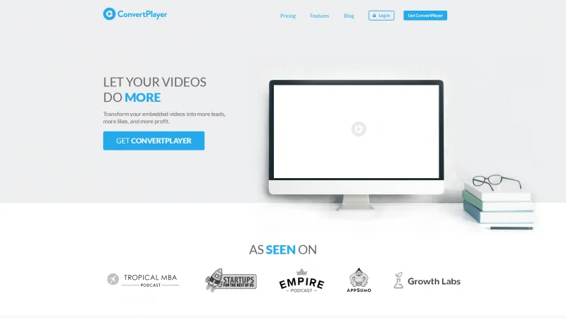 Homepage of ConvertPlayer