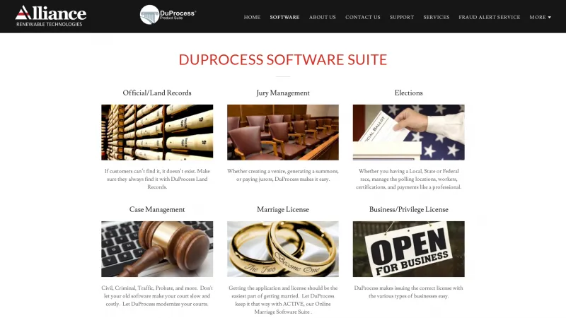 Homepage of DuProcess