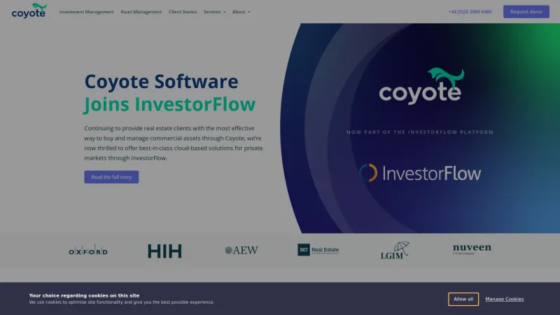 Homepage of Coyote